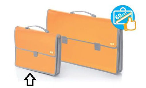 Picture of BRIEFCASE ORANGE 28.5X38.5X9CM